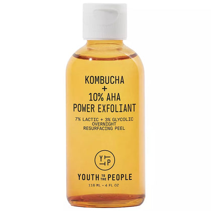 Youth To The People Kombucha + 10% AHA Exfoliante Líquido con Ácido Láctico y Glicólico