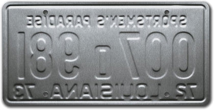 Jaws 50 aniversario - Placa de Matricula
