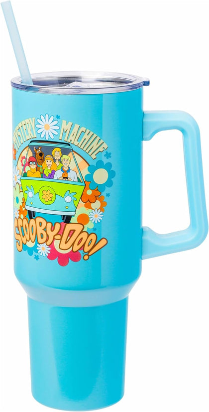 Scooby Doo Termo Vaso Con Popote Acero