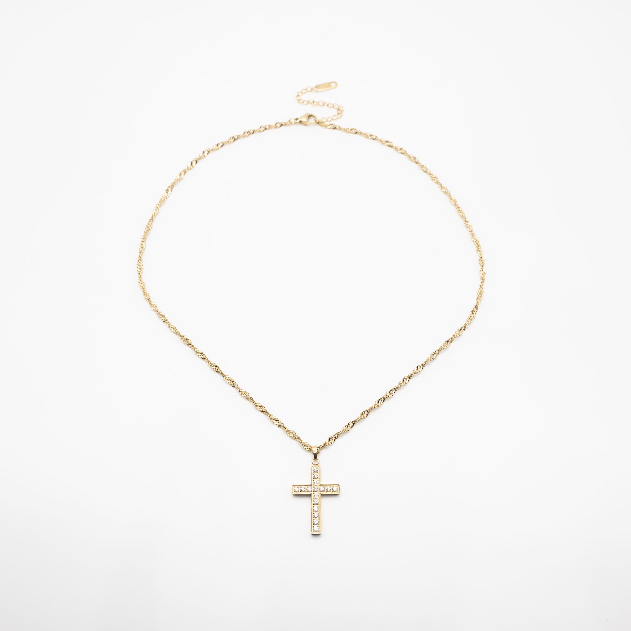 Collar De Cruz Strass