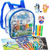 Bluey Mochila Colores Dibujo