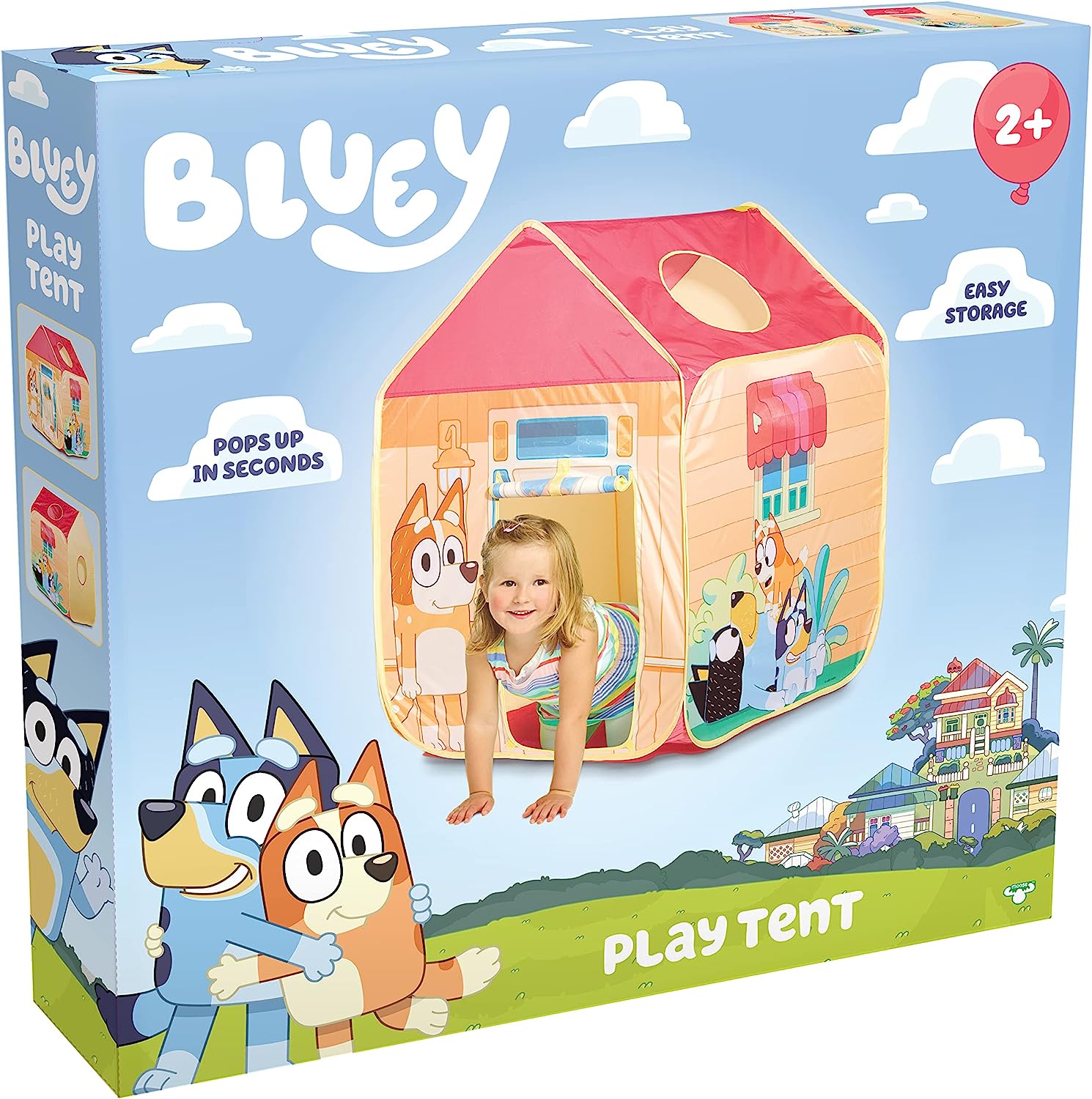 Bluey - Tienda de campaña Pop 'N' Fun Play – Accesorios-Mexicali