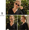 Lentes Retro Dorados Ovalado