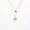 Collar Multicadena Reloj Con Circonias