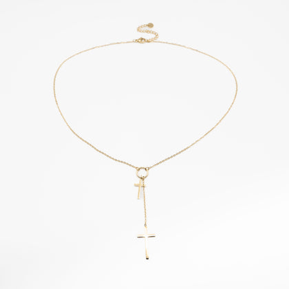 Collar De Cruz Colgante