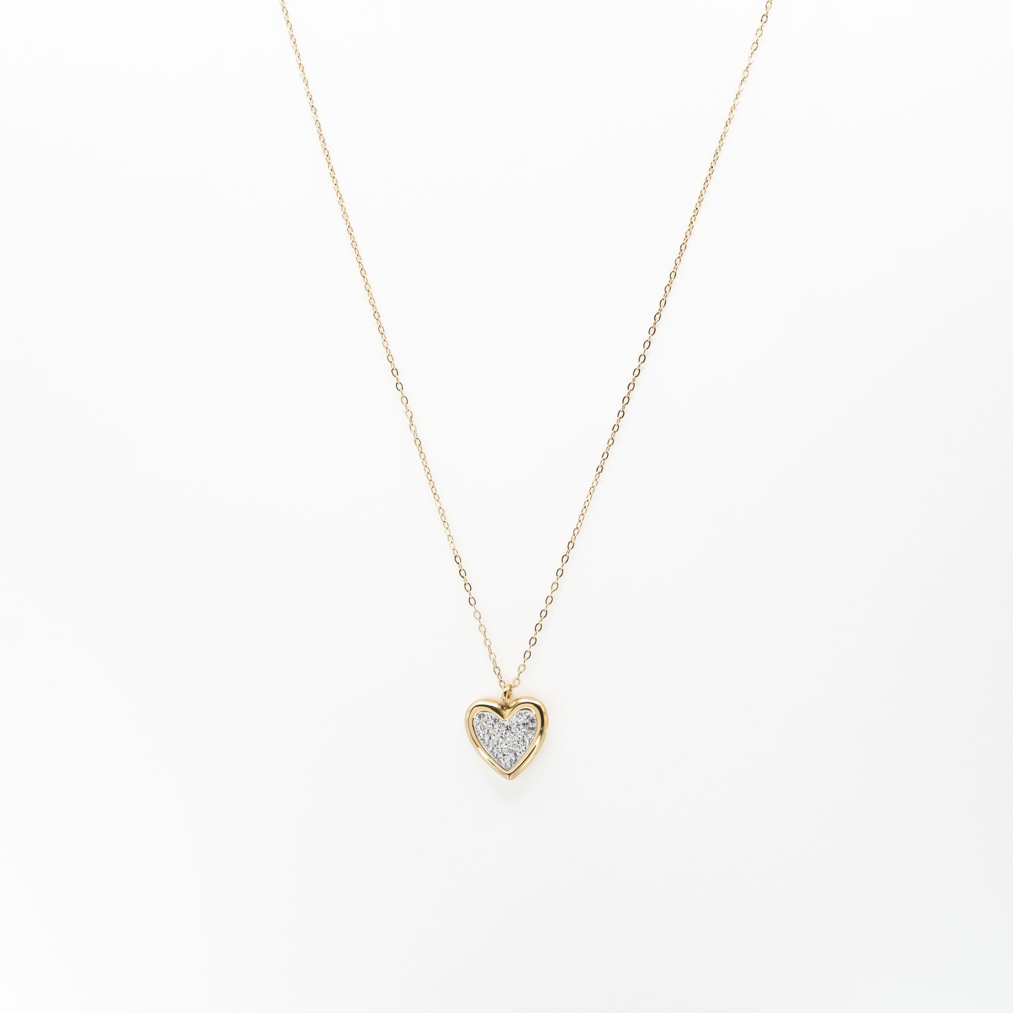 Collar De Corazón Strass