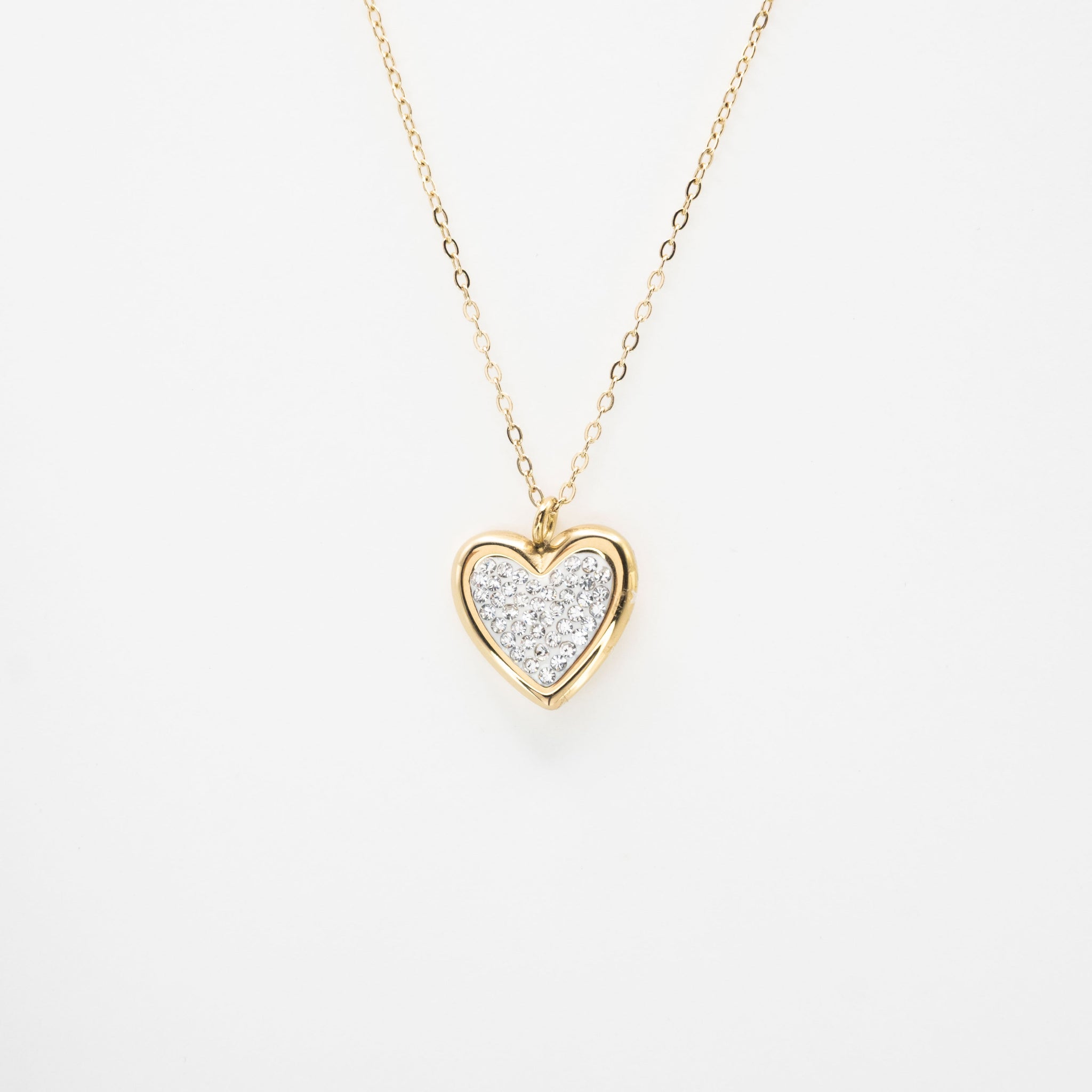 Collar De Corazón Strass