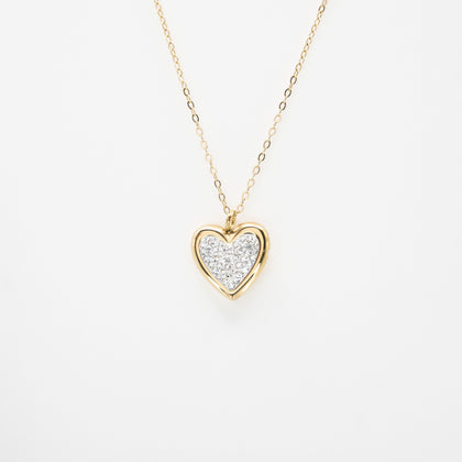 Collar De Corazón Strass
