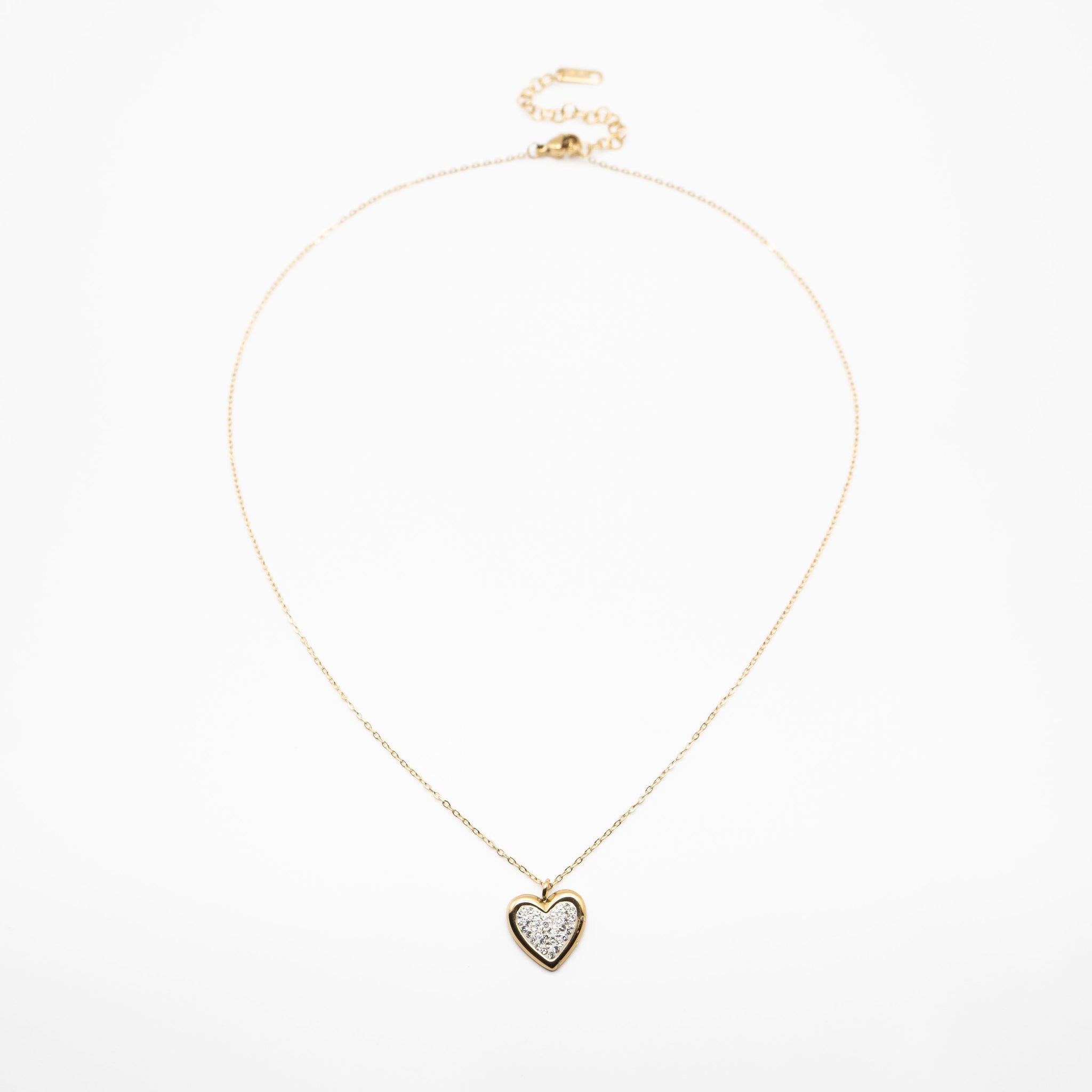 Collar De Corazón Strass