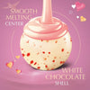 Lindt LINDOR Strawberries and Cream White Chocolate Truffles, Valentine's Day Candy, 8.5 oz. Bag