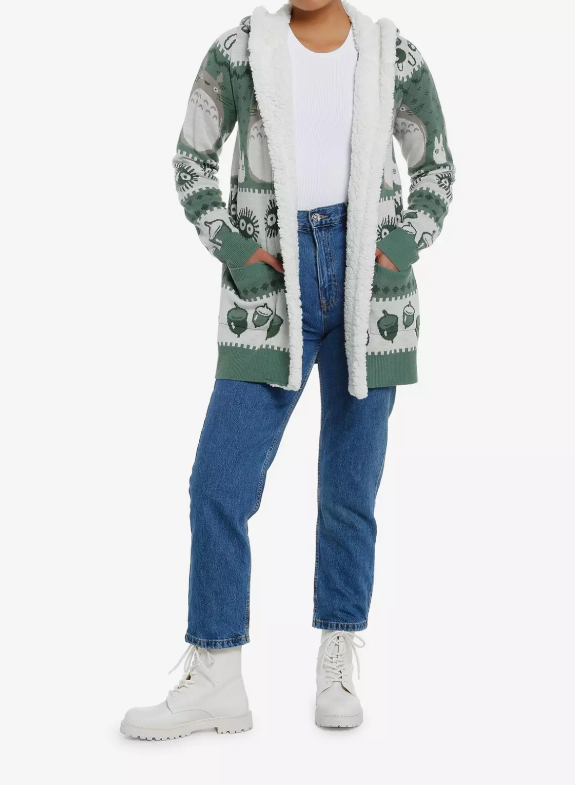 Cardigan Abierto Studio Ghibli Mi Vecino Totoro Fair Isle