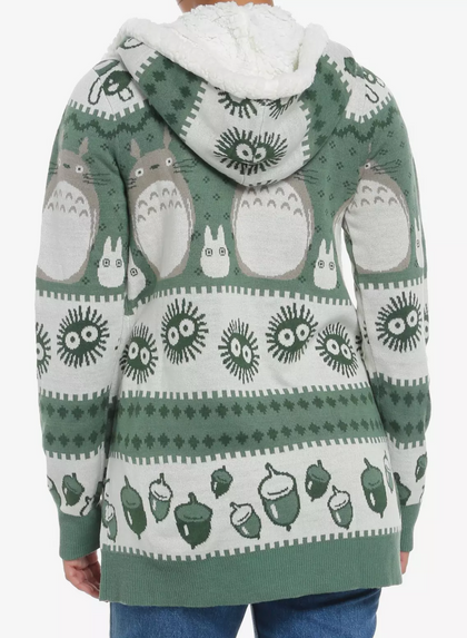 Cardigan Abierto Studio Ghibli Mi Vecino Totoro Fair Isle