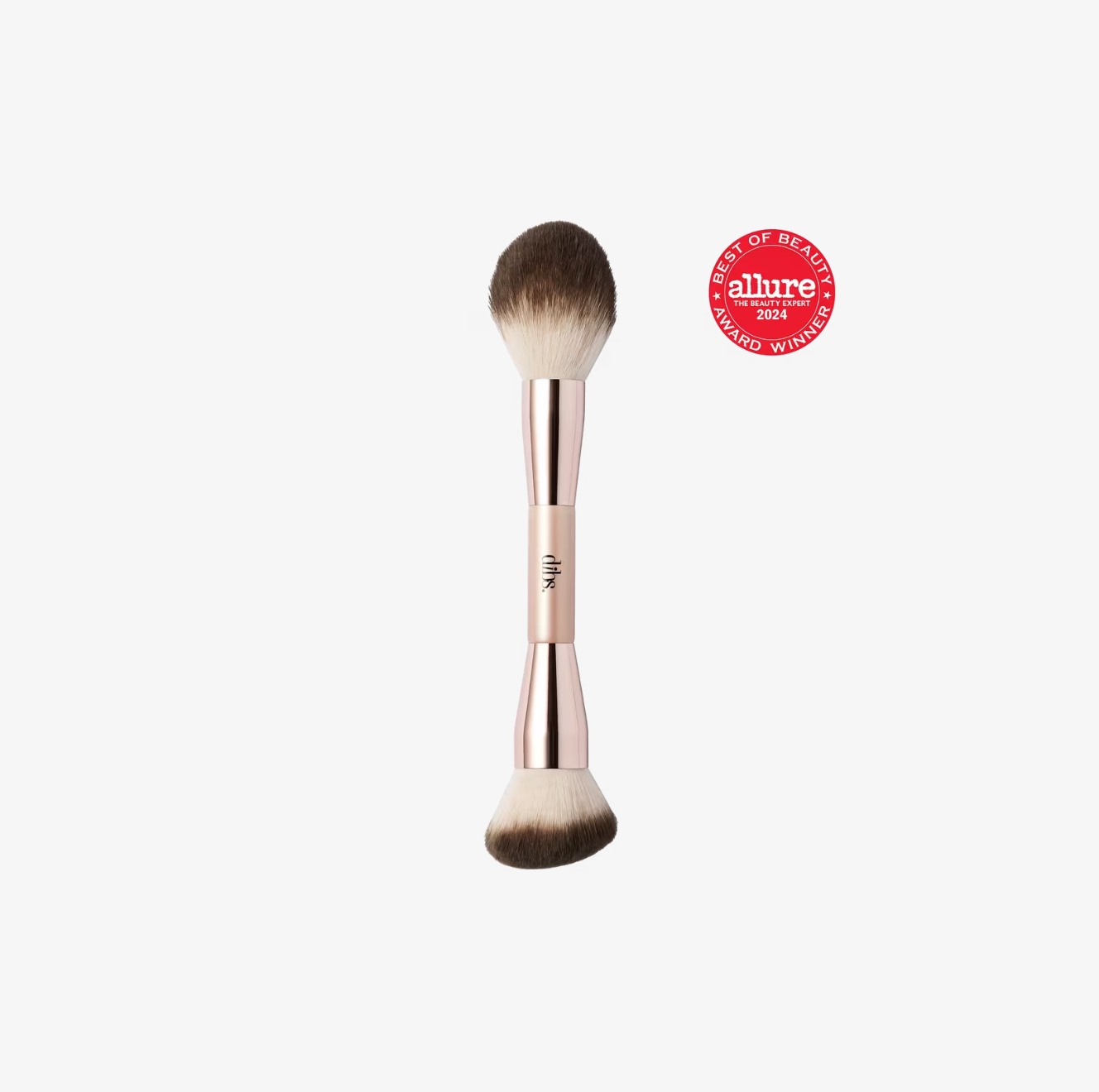 Brocha Doble para Rostro para Crema y Polvo
