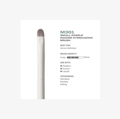 M301 Brocha Pequeña para Sombras en Forma de Paleta