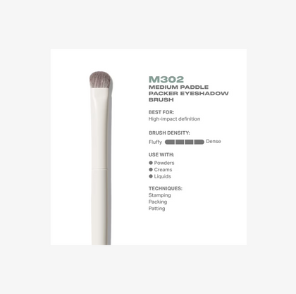 Brocha para Sombras M302 Medium Paddle Packer de Morphe