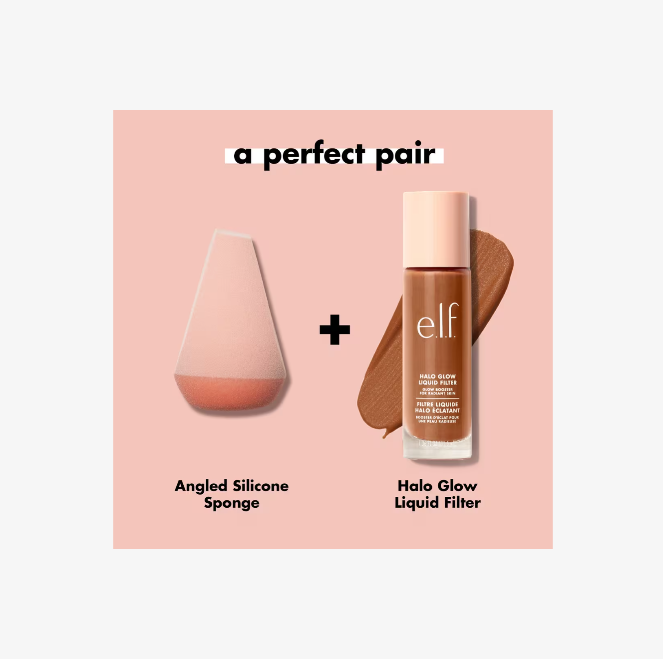 Esponja Facial de Silicona con Ángulo Halo Glow e.l.f. Cosmetics