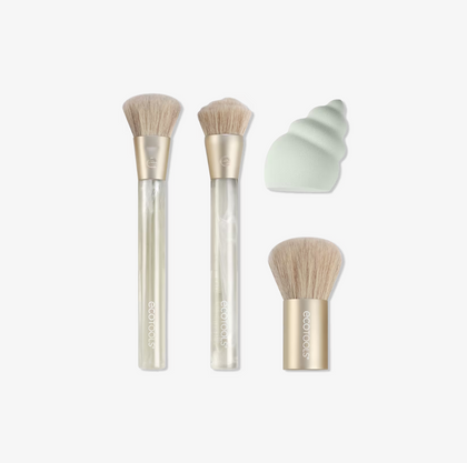 Set de Brochas y Esponja Sea Gems Face Makeup Brush & Sponge Set de EcoTools