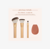 Set de Brochas y Esponja Precious Metals Face Blend + Sculpt