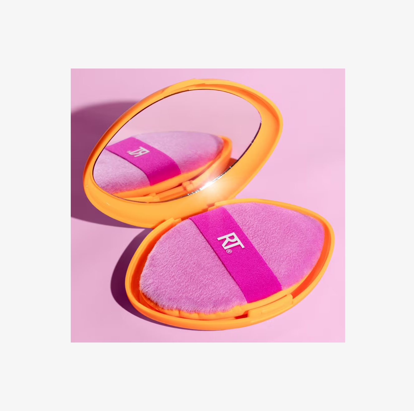 Miracle 2-In-1 Dual-Sided Powder Puff + Estuche de Viaje