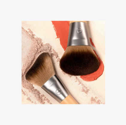 Blush + Highlight Makeup Brush Duo