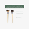 Blush + Highlight Makeup Brush Duo