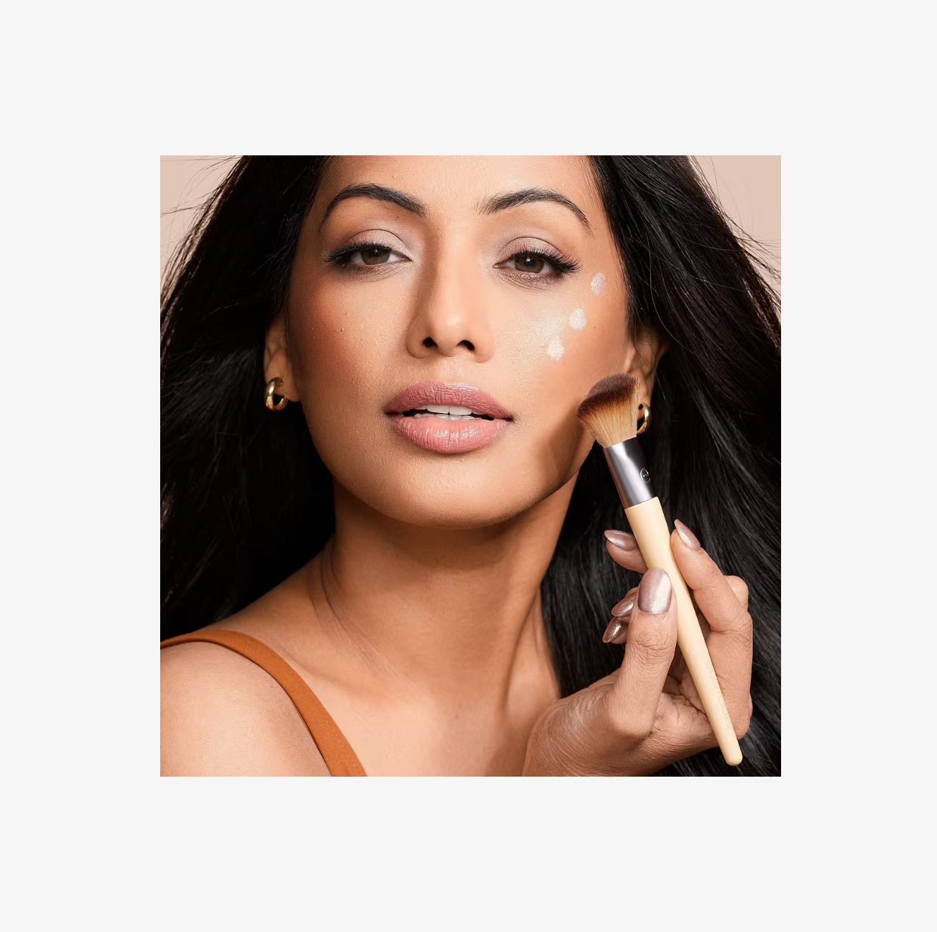 Blush + Highlight Makeup Brush Duo