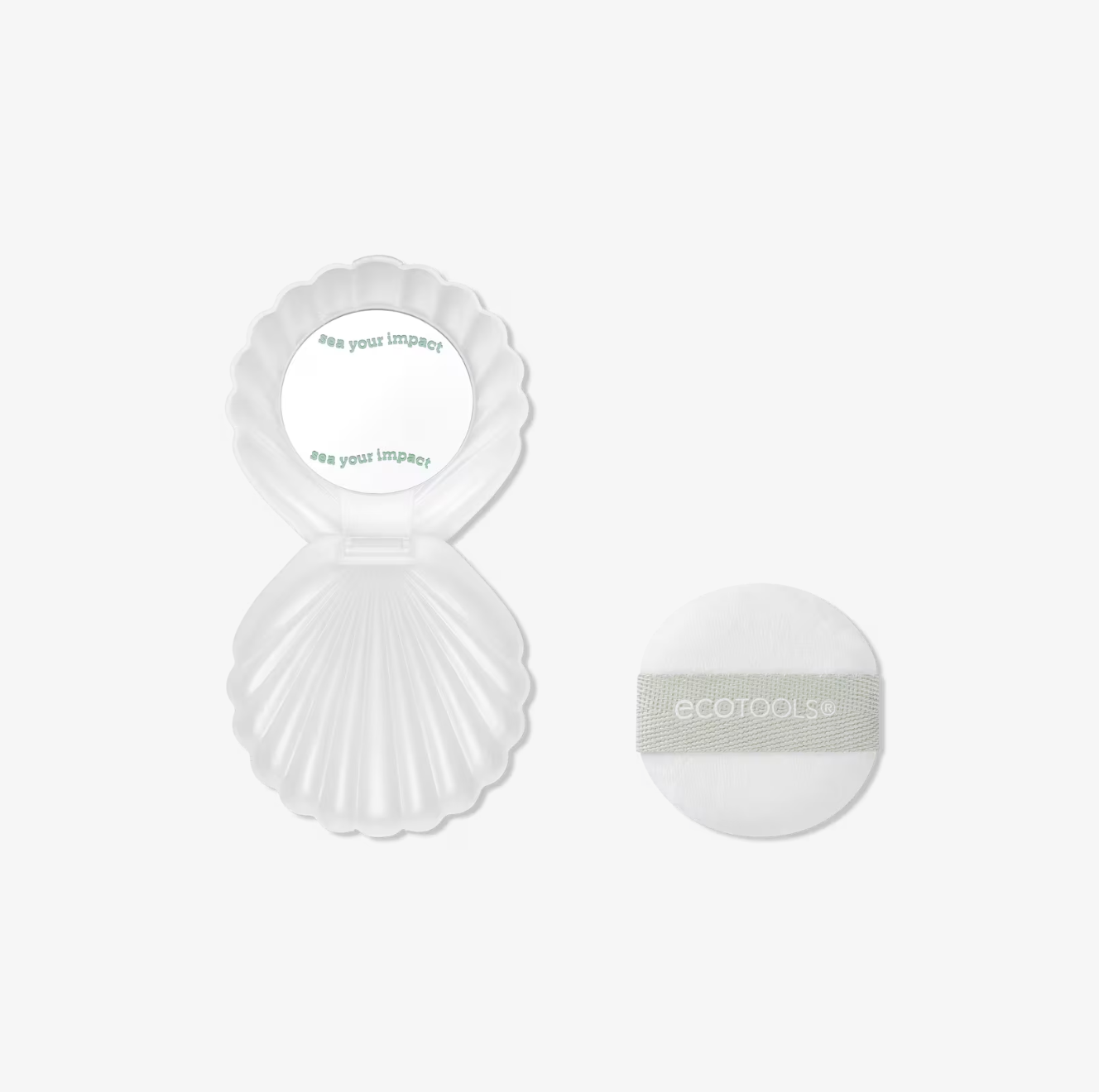 Sea Gems Pearl Powder Puff + Travel Case – EcoTools