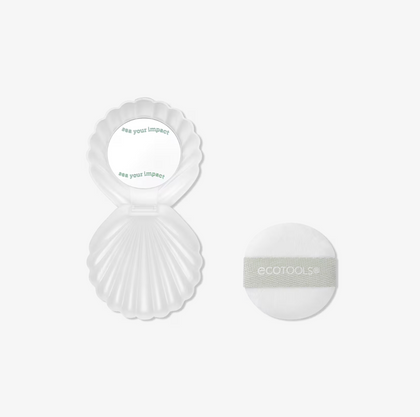 Sea Gems Pearl Powder Puff + Travel Case – EcoTools