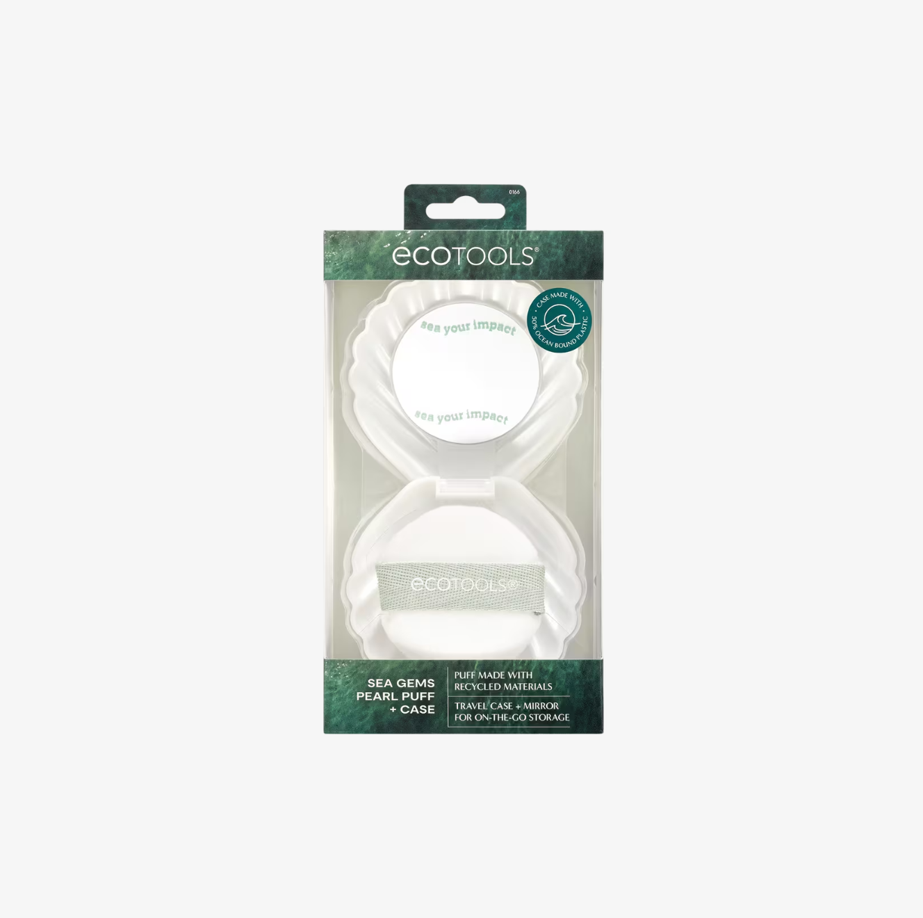 Sea Gems Pearl Powder Puff + Travel Case – EcoTools