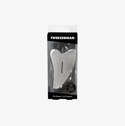 Gua Sha de Acero Inoxidable con Estuche