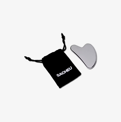 Gua Sha Antibacterial de Acero Inoxidable