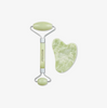 Dúo Facial Jade Roller + Piedra Gua Sha