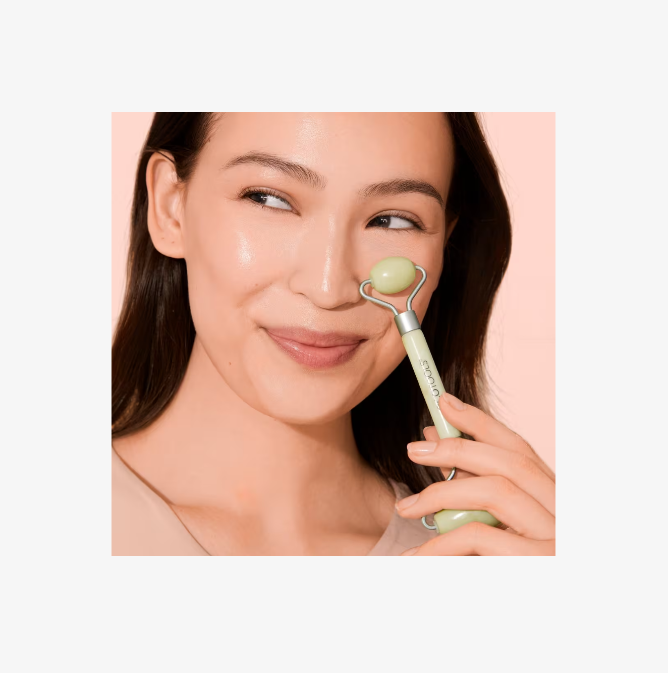 Dúo Facial Jade Roller + Piedra Gua Sha
