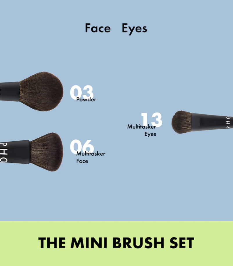 SEPHORA COLLECTION Set de Mini Brocha para Ojo y Rostro