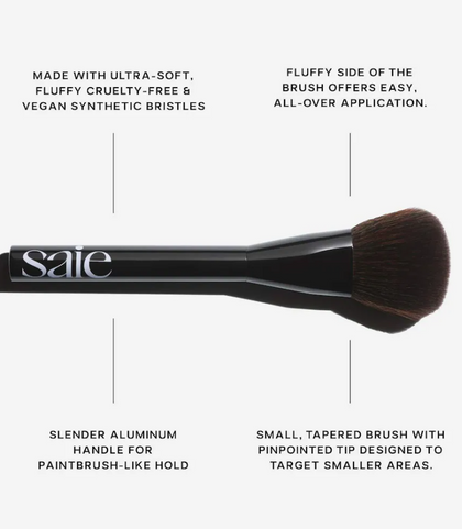 Saie Brocha para Rubor The Powder Blush Brush