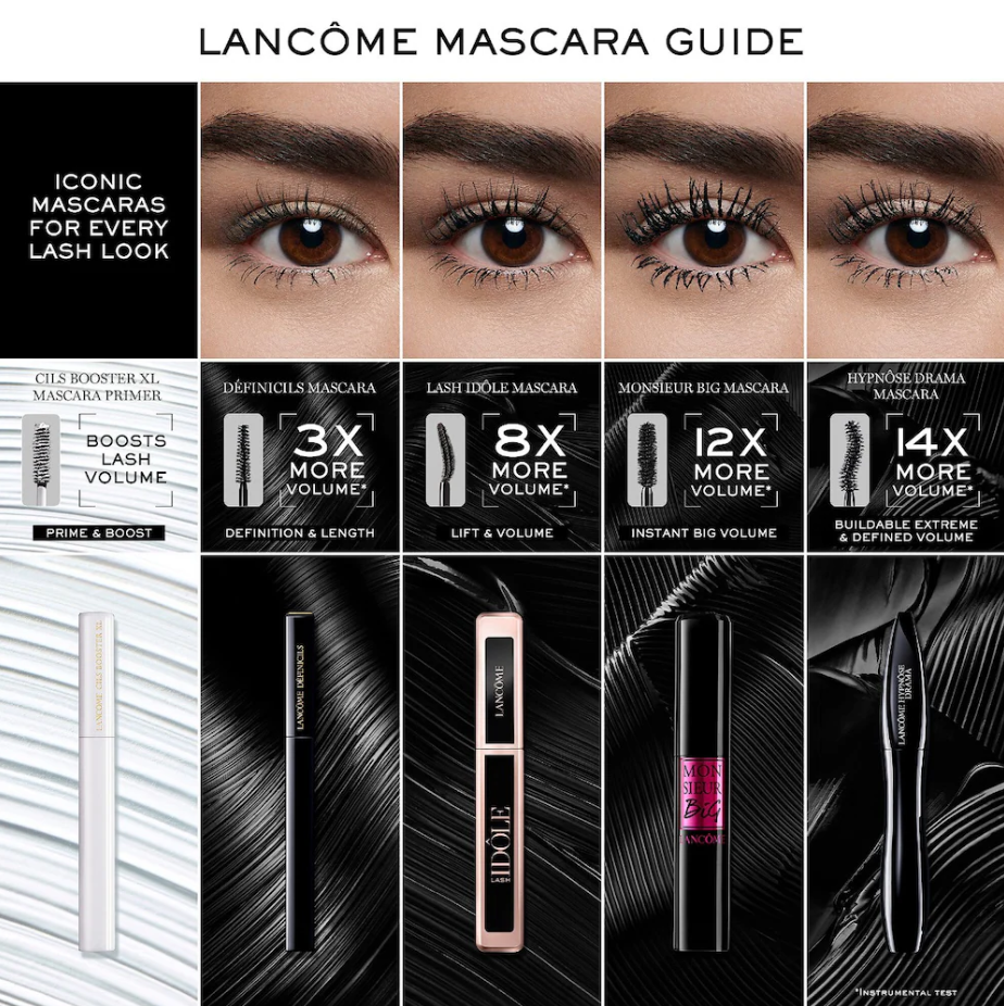 Lancôme Lash Idôle Máscara Alargadora y Voluminizadora