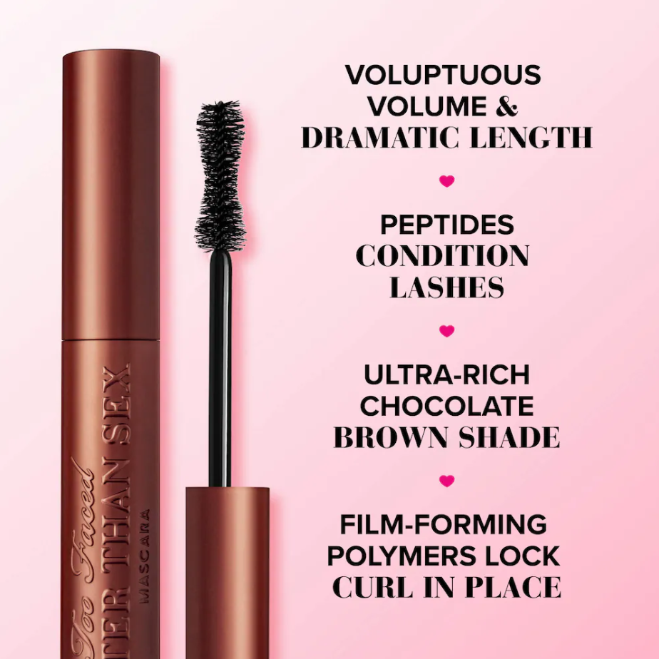 Too Faced Better Than Sex Máscara Voluminizadora y Alargadora