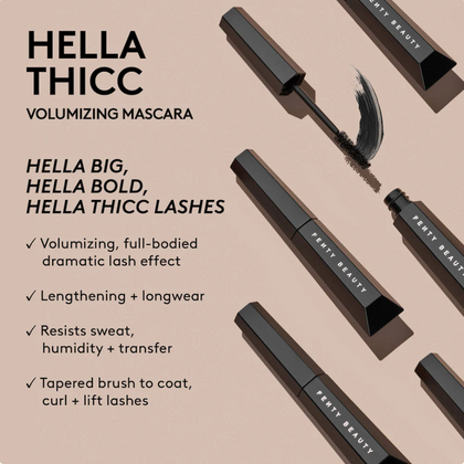Fenty Beauty by Rihanna Hella Thicc Máscara Voluminizadora
