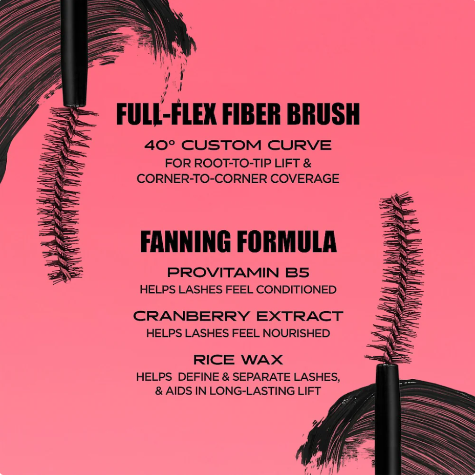Benefit Cosmetics Mini Fan Fest Máscara Voluminizadora y Abanica Pestañas