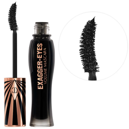 Charlotte Tilbury Exagger-Eyes Máscara Voluminizadora y Rizador de Pestañas