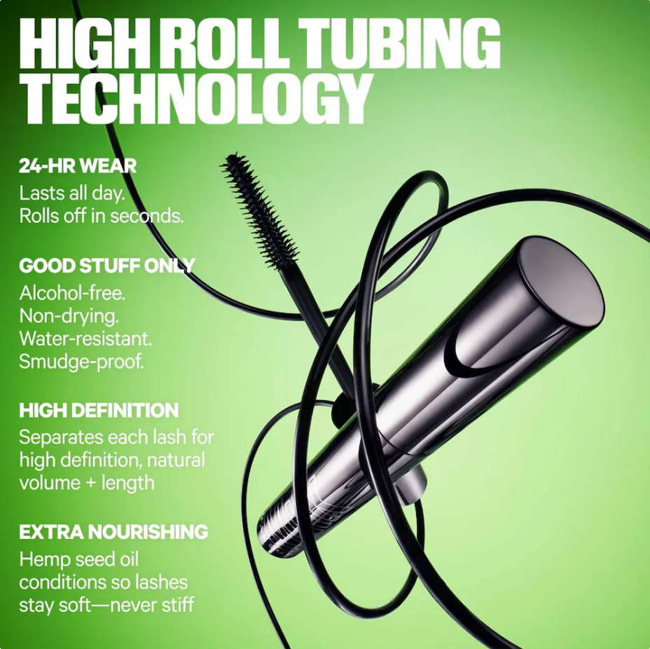 MILK MAKEUP KUSH High Roll Lengthening Smudge-Proof Tubing Mascara