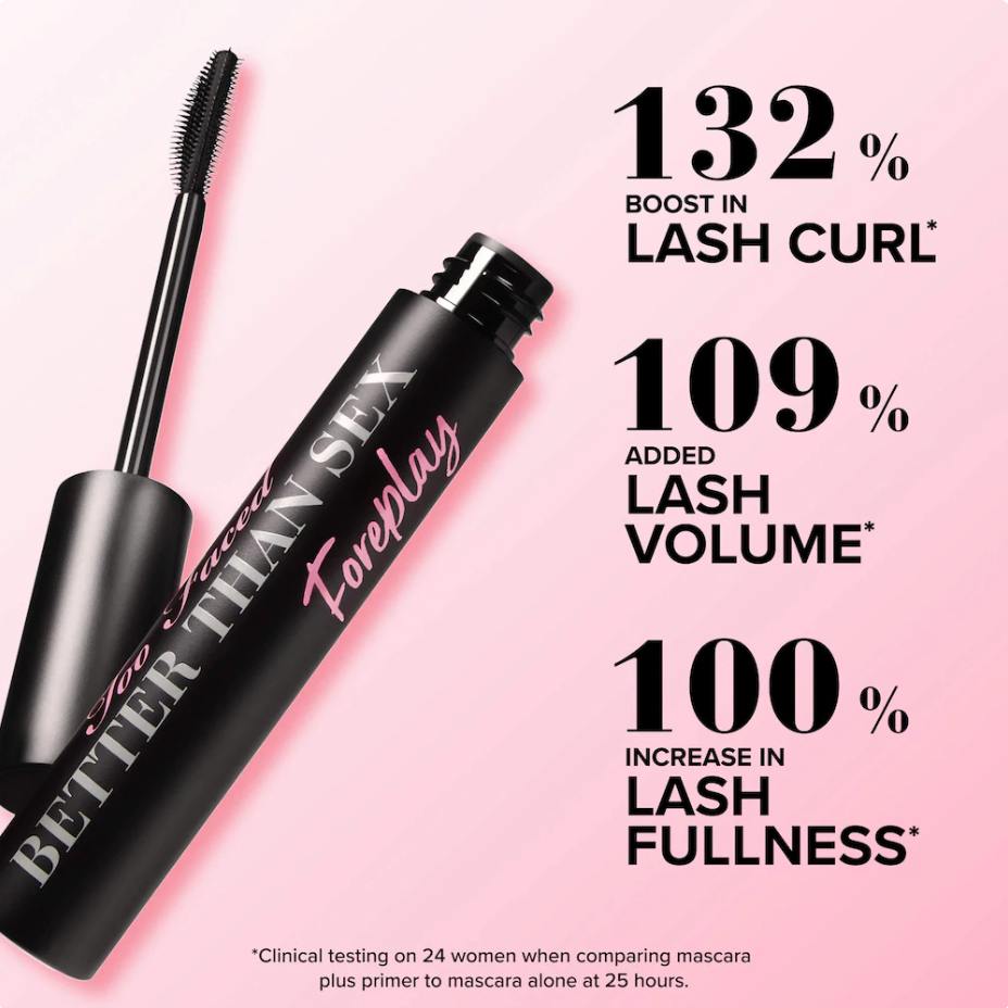 Too Faced Mini Better Than Sex Foreplay Waterproof Mascara Primer