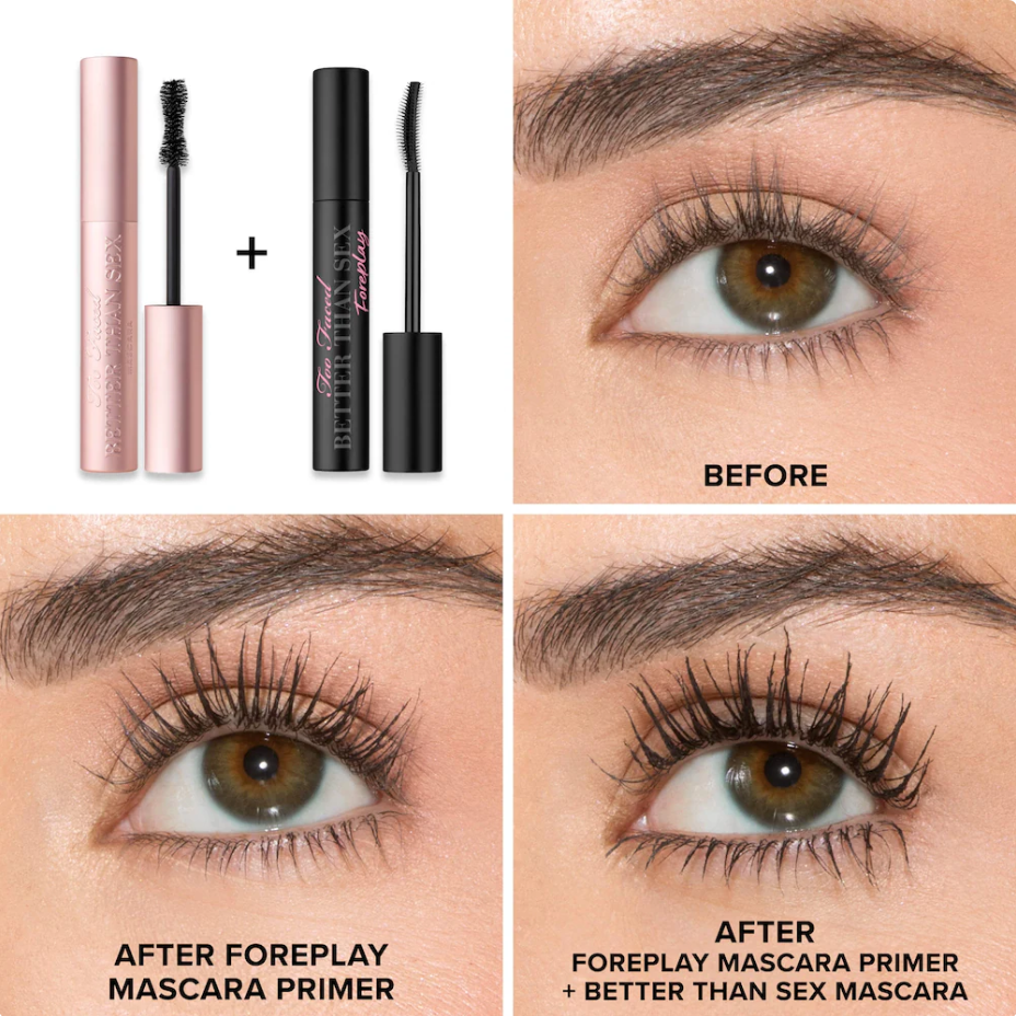 Too Faced Mini Better Than Sex Foreplay Waterproof Mascara Primer