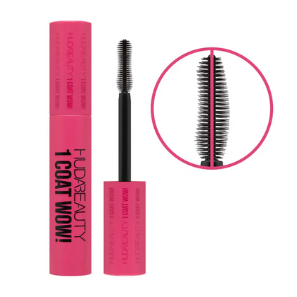 HUDA BEAUTY 1 Coat WOW! Máscara Extra Voluminizadora y Lifting