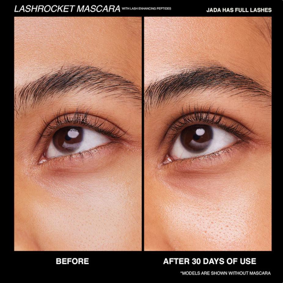 Freck Beauty LASHROCKET MASCARA con péptidos potenciadores de pestañas