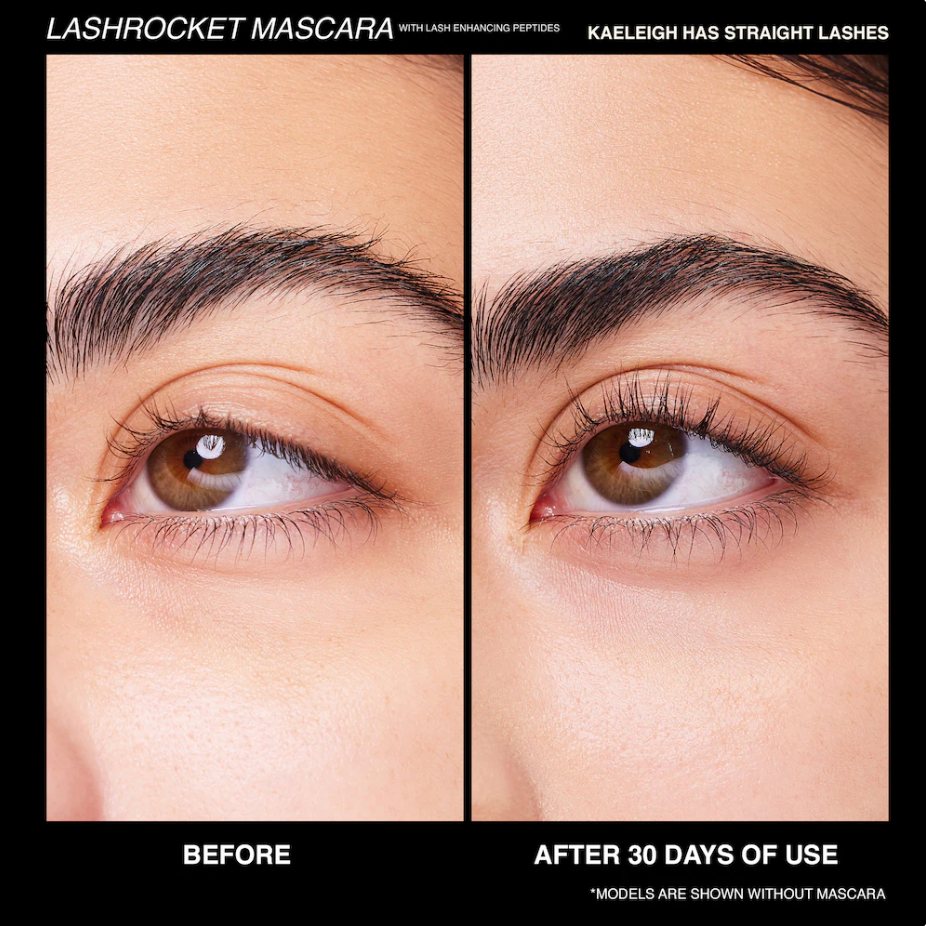 Freck Beauty LASHROCKET MASCARA con péptidos potenciadores de pestañas