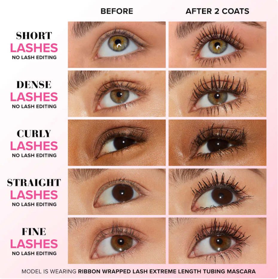 Too Faced Mini Ribbon Wrapped Lash Extreme Length Tubing Mascara