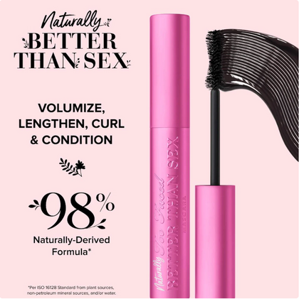 Too Faced Mini Naturally Better Than Sex Máscara alargadora y voluminizadora