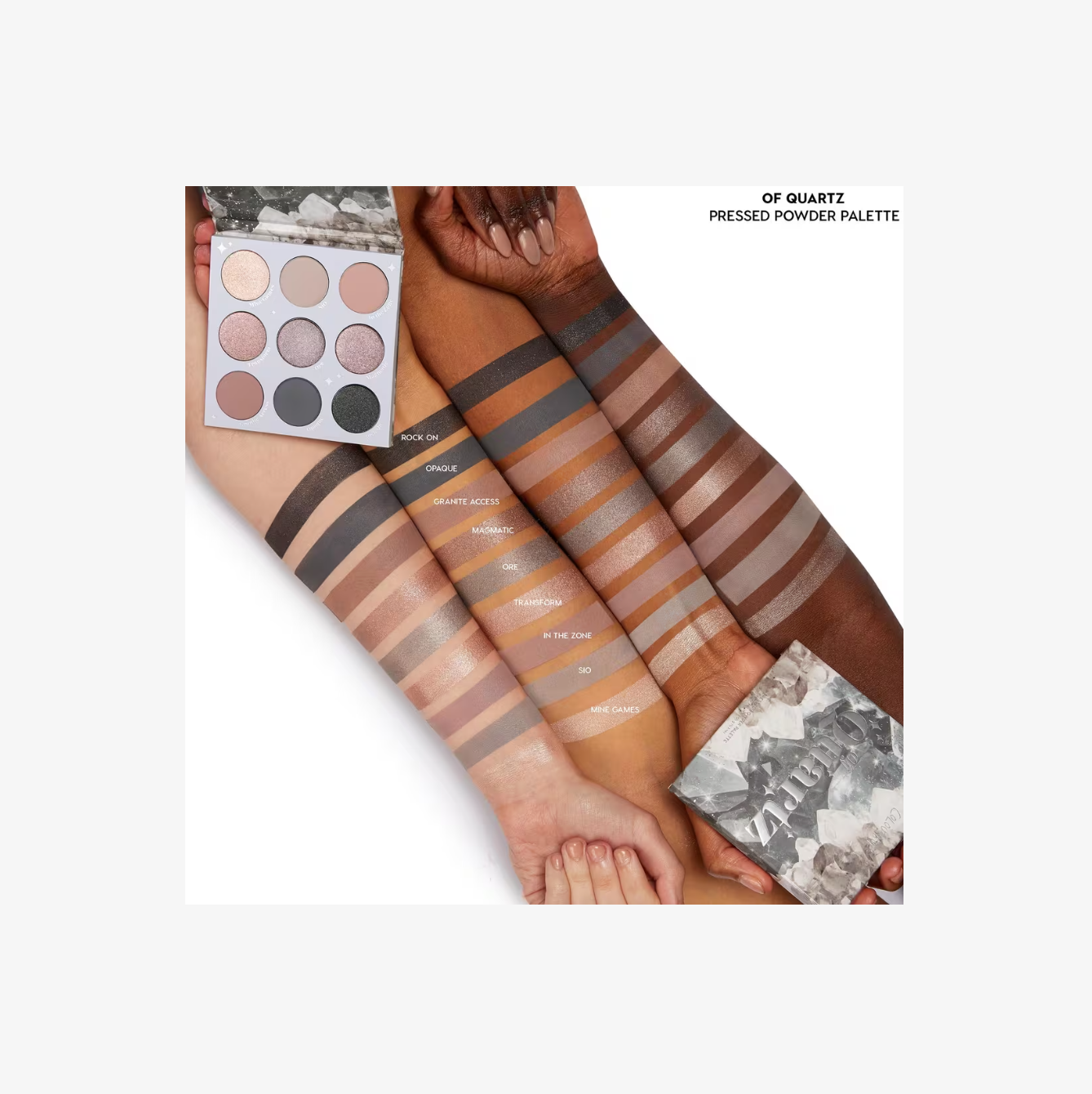 Paleta de Sombras Prensadas Of Quartz de ColourPop