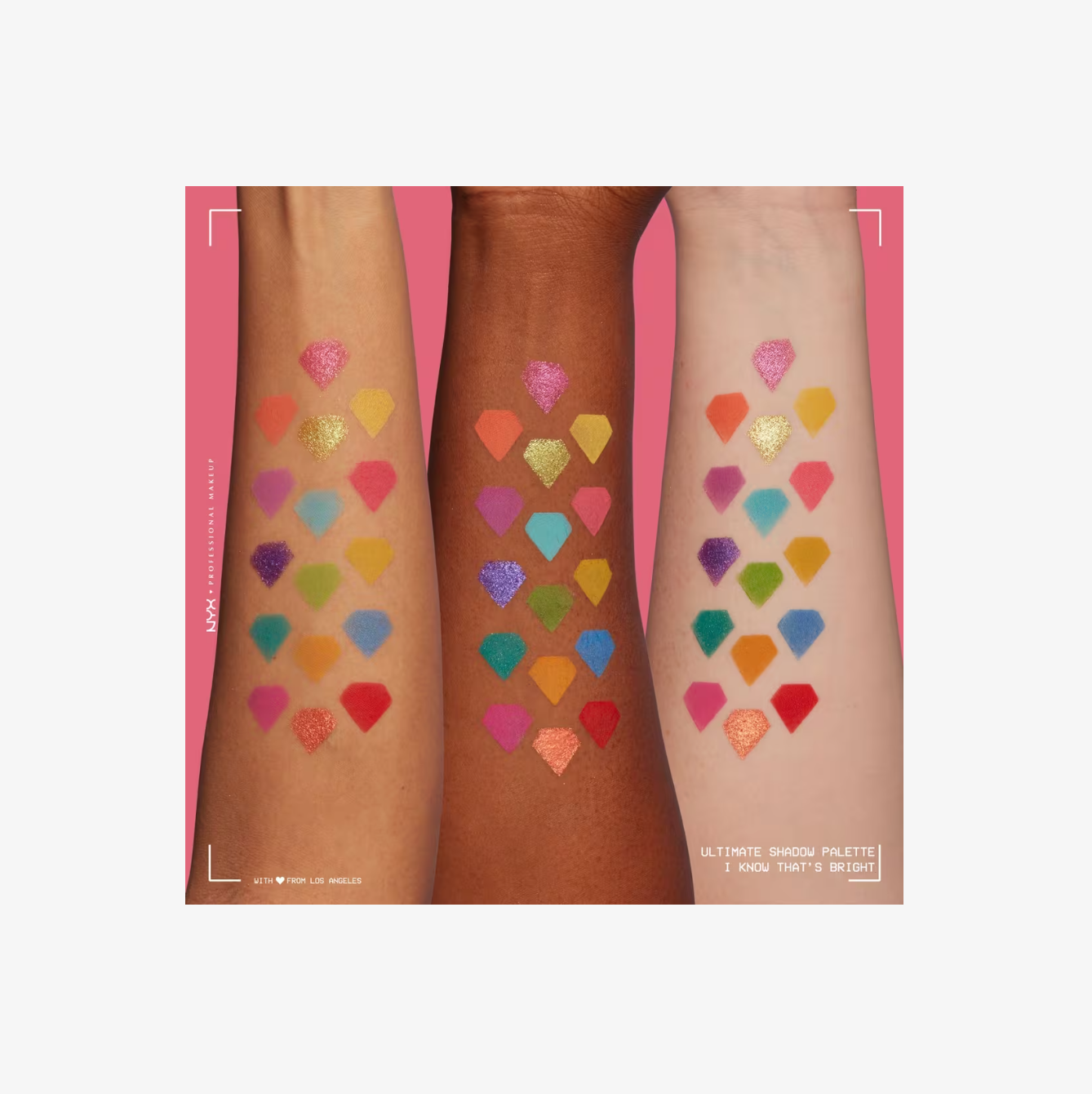 Paleta de Sombras Ultimate Color I Know That's Bright de NYX Professional Makeup